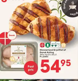 SPAR Himmerland Brystfilet af Dansk Kylling tilbud