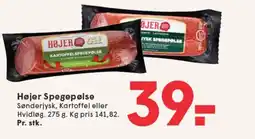 SPAR Højer Spegepølse tilbud