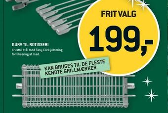 XL-BYG Kurv til rotisseri tilbud