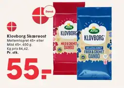 SPAR ARLA Klovborg Skæreost tilbud