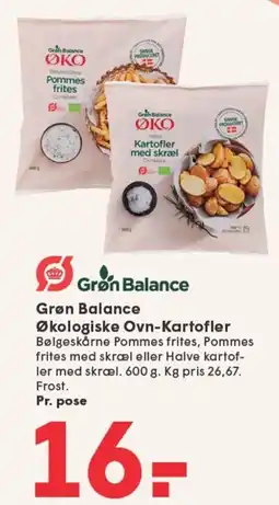 SPAR Grøn Balance Økologiske Ovn-Kartofler tilbud