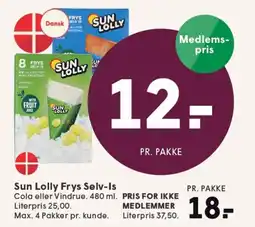 SPAR Sun Lolly Frys Selv-Is tilbud