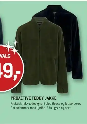 XL-BYG Proactive teddy jakke tilbud