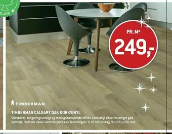 XL-BYG Timberman calgary oak korkvinyl tilbud