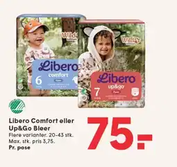 SPAR Libero Comfort eller Up&Go Bleer tilbud