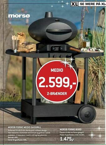 XL-BYG Morsø forno bord tilbud