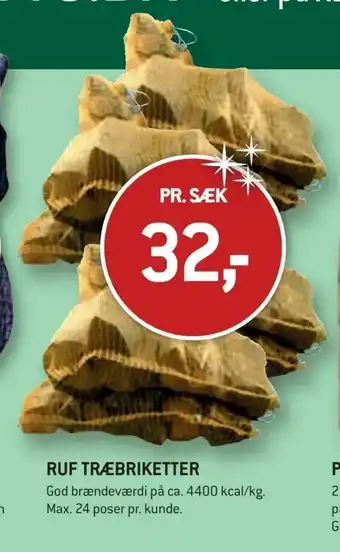 Ruf træbriketter