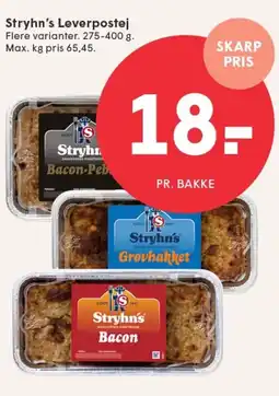 SPAR Stryhn's Leverpostej tilbud