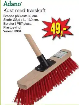 Harald Nyborg Kost med træskaft tilbud