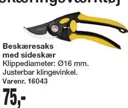 Harald Nyborg Beskæresaks med sideskær tilbud