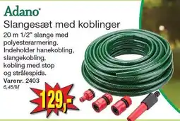 Harald Nyborg Slangesæt med koblinger tilbud