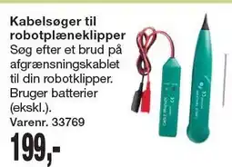 Harald Nyborg Kabelsøger til robotplæneklipper tilbud
