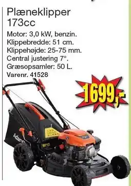 Harald Nyborg Plæneklipper 173cc tilbud