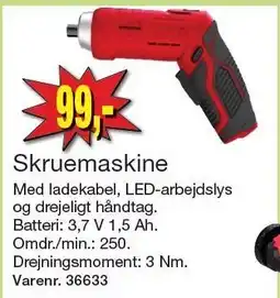 Harald Nyborg Skruemaskine tilbud