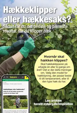 Harald Nyborg Hækkeklipper eller hækkesaks? tilbud