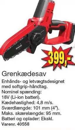 Harald Nyborg Grenkædesav tilbud