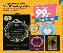 Bilka Il Capolavoro eller Orso D'oro Bag-in-Box tilbud