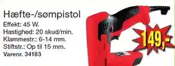 Harald Nyborg Hæfte-/sømpistol tilbud