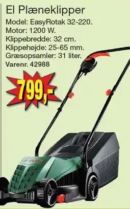 Harald Nyborg El Plæneklipper tilbud