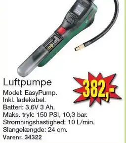 Harald Nyborg Luftpumpe tilbud