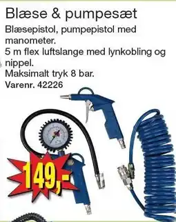 Harald Nyborg Blæse & pumpesæt tilbud