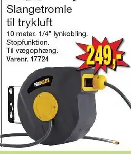 Harald Nyborg Slangetromle til trykluft tilbud