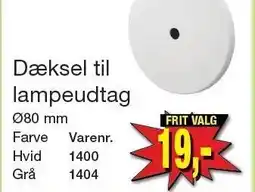 Harald Nyborg Dæksel til lampeudtag tilbud