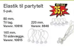 Harald Nyborg Elastik til partytelt tilbud
