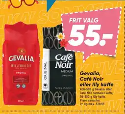 Bilka Gevalia, Café Noir eller llly kaffe tilbud