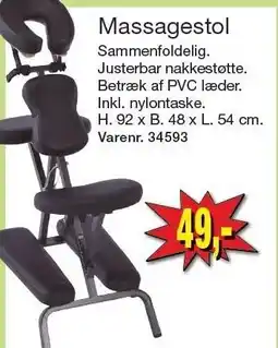Harald Nyborg Massagestol tilbud
