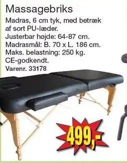 Harald Nyborg Massagebriks tilbud