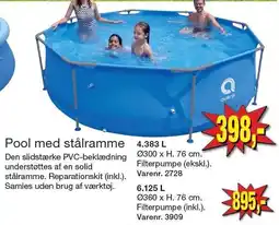 Harald Nyborg Pool med stålramme tilbud