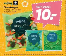 Bilka Salling Grøntsager tilbud
