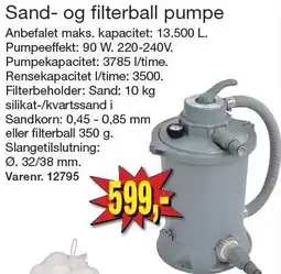 Harald Nyborg Sand- og filterball pumpe tilbud