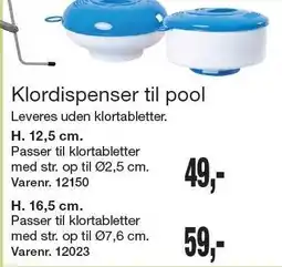 Harald Nyborg Klordispenser til pool tilbud