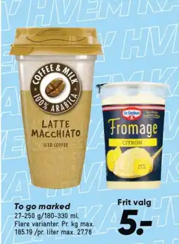 Bilka To go marked tilbud