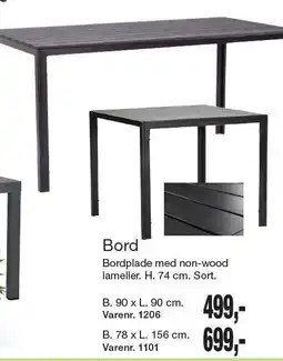 Harald Nyborg Bord tilbud