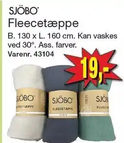 Harald Nyborg FLEECETÆPPE tilbud