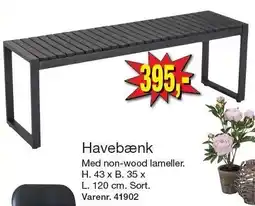 Harald Nyborg Havebænk tilbud