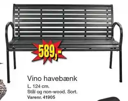 Harald Nyborg Vino havebænk tilbud