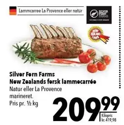 Citti Silver Fern Farms New Zealandsk fersk lammecarrèe tilbud