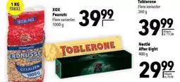 Citti XOX Peanuts, Toblerone eller Nestlé After Eight tilbud