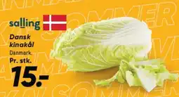 Bilka Dansk kinakål tilbud