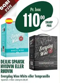 Min Købmand Everyday Wine ehite eller tilbud