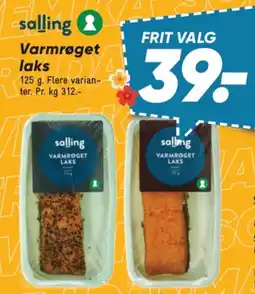 Bilka Salling Varmrøget laks tilbud