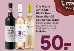 SPAR Old World Zinfandel, Bord's Tree Rosé eller G7 Sauvignon Blanc tilbud