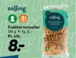 Bilka Salling Fuldkornsnudler tilbud
