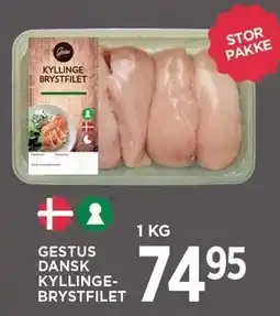 MENY GESTUS DANSK KYLLINGEBRYSTFILET tilbud