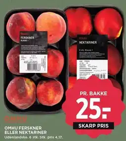 MENY OMHU FERSKNER ELLER NEKATRINER tilbud