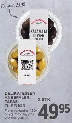 MENY DELIKATESSEN ANBEFALER TAPASTILBEHØR tilbud